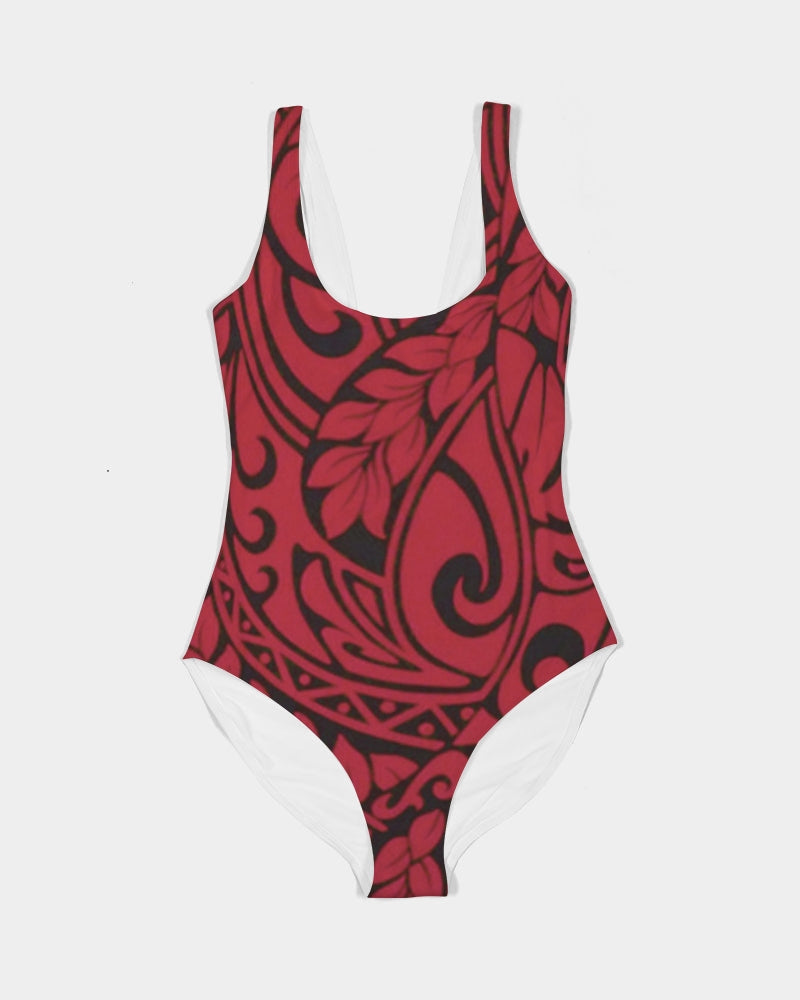 Polynesian Red Women's One-Piece Swimsuit
