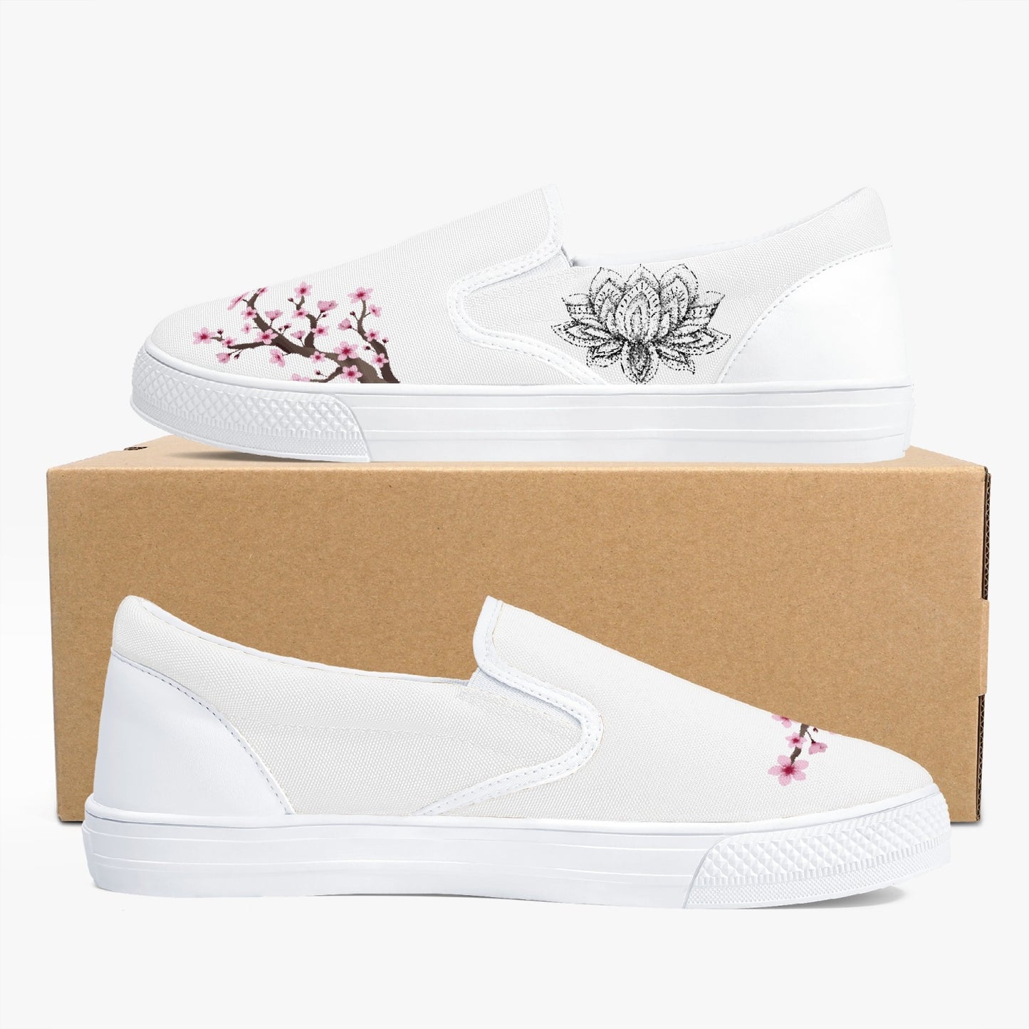 Classic Slip-On Shoes - Cherry Blossom/ Lotus