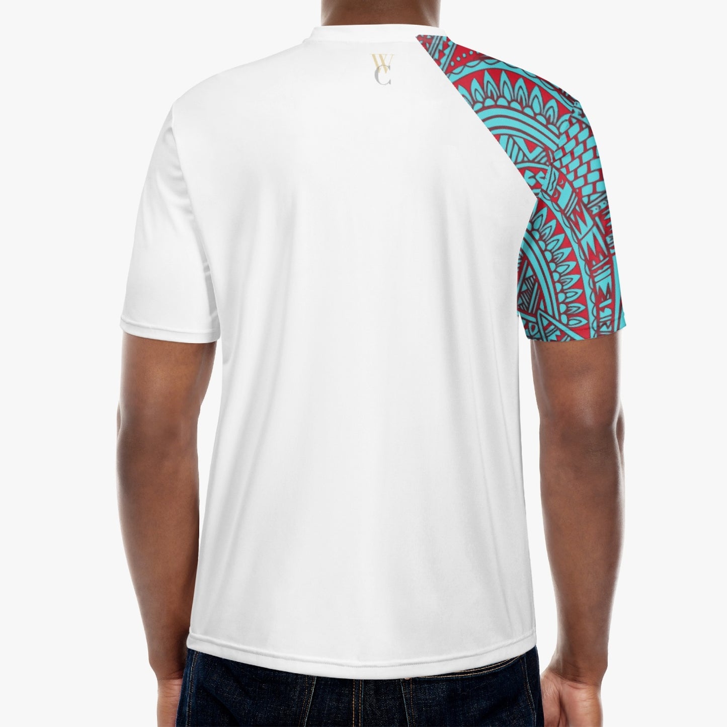 Polynesian - T-Shirt - Red/Blue