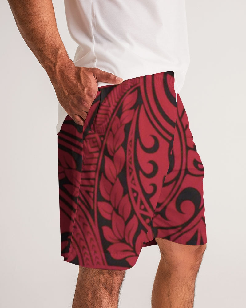 Polynesian Red Men's Jogger Shorts