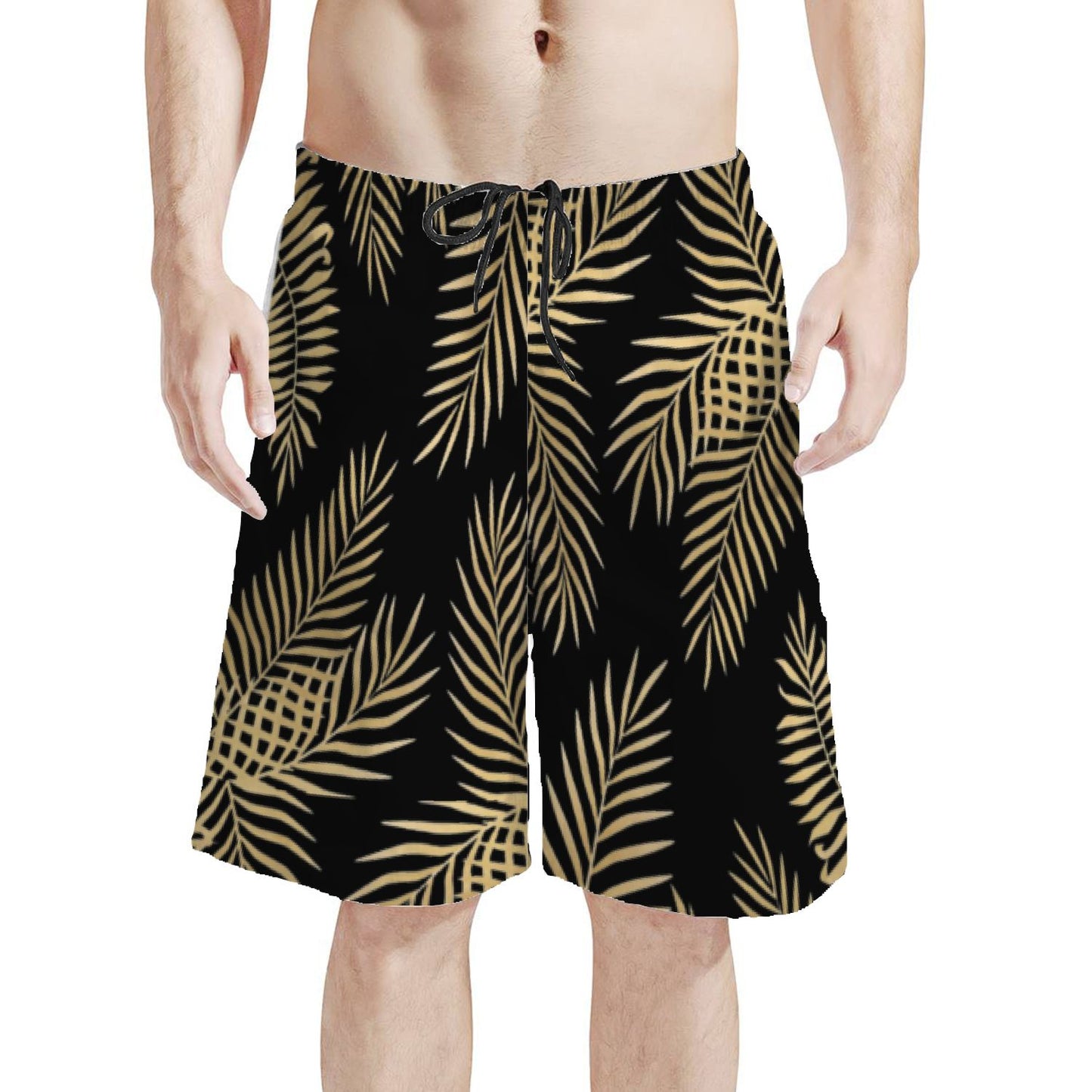 Palm's Black/Gold - Men's Board Shorts
