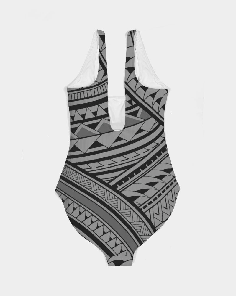 Samoa - Women's Gray One-Piece Swimsuit