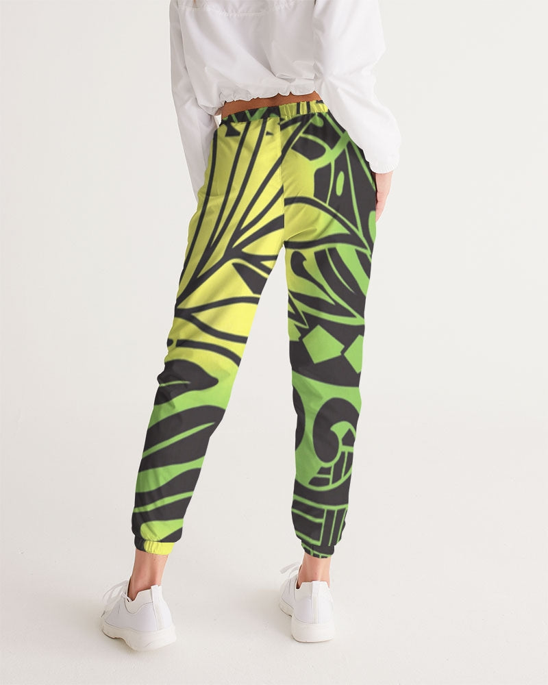 Monstera Green/Yellow Women's Track Pants